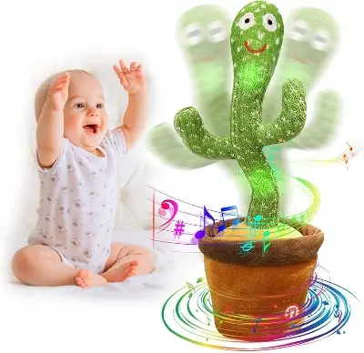 Picture of Dancing cactus can twist can sing to learn to speak swing - Green