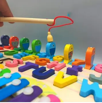 Picture of Kids Montessori Math Toys – Educational Wooden Puzzle for Toddlers