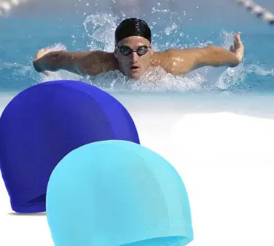 Picture of Swimming cap mesh-Black - Black