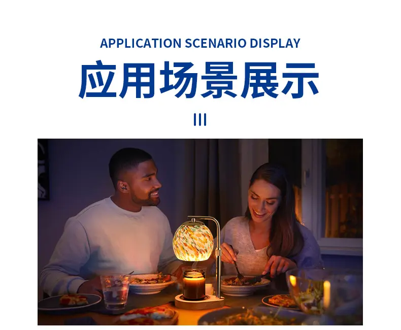 Picture of Table lamp Incense Lamp Melted Wax Lamp Bedside Table Lamp Bedroom Birthday Gift Sleeping Atmosphere Nightlight Candle Melted Candle - Gold