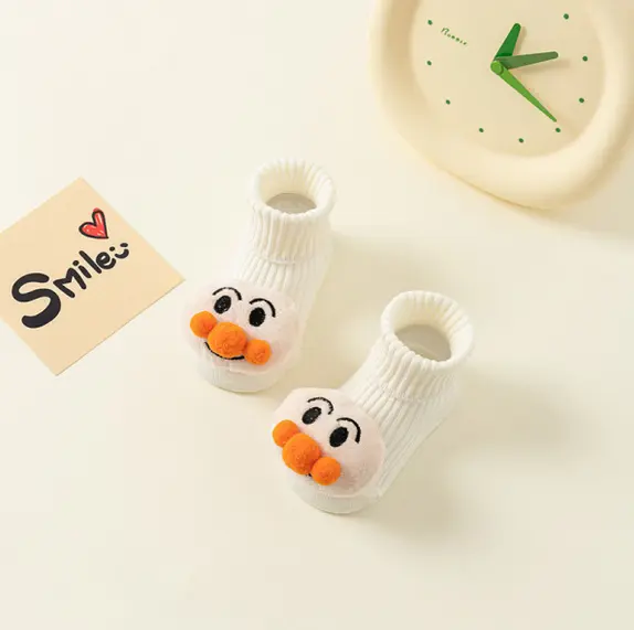 Picture of Kids Socks-Anti Slip Sock for 0-3 Years Children, Kid's Non-Slip Socks Animal Element pattren Winter Baby Cartoon Trendy  Socks.