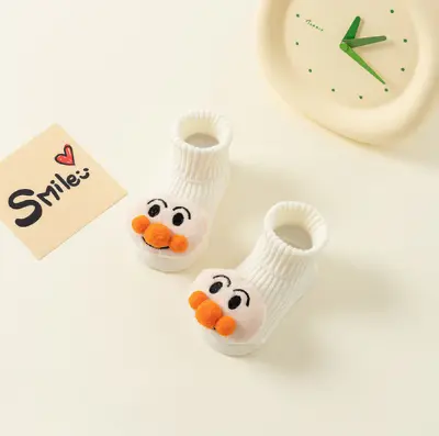 Picture of Kids Socks-Anti Slip Sock for 0-3 Years Children, Kid's Non-Slip Socks Animal Element pattren Winter Baby Cartoon Trendy  Socks.