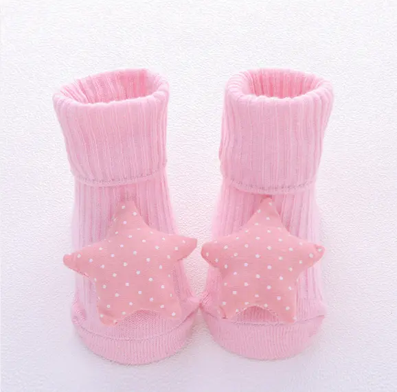 Picture of Kids Socks-Anti Slip Sock for 0-3 Years Children, Kid's Non-Slip Socks Animal Element pattren Winter Baby Cartoon Trendy  Socks.