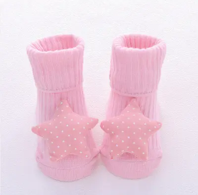 Picture of Kids Socks-Anti Slip Sock for 0-3 Years Children, Kid's Non-Slip Socks Animal Element pattren Winter Baby Cartoon Trendy  Socks.