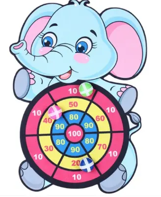 Picture of Montessori Dart Board Target Sports Game Toys For Children 4 To 6 Years Old Outdoor Toy Child Indoor Girls Sticky Ball Boys Gift