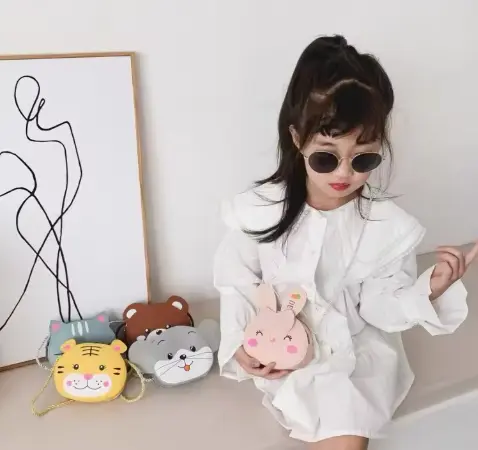 Picture of Girls Cute Animal Crossbody Fashion Purse-trendy kids fashion