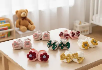Picture of Newborn (0-12 months) Baby Ankel Socks set flower Soft floor socks sweet flooral Princess socks