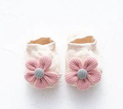 Picture of Newborn (0-12 months) Baby Ankel Socks set flower Soft floor socks sweet flooral Princess socks