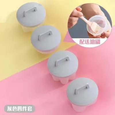 Picture of 4 pcs Cute Egg Cooker Tools Egg Mold Maker Non-stick Plastic Egg Boiler Poacher Dounp