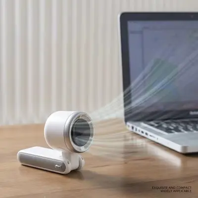 Picture of Turbo Fan Handheld Rechargeable Fan Multicolor Portable Mini Hand Fan USB Rechargeable Foldable Hanging Neck Fan 3600mAh USB Mini Portable Small Turbo Fan