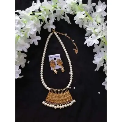 Picture of Jaypuri Traditional Antique Oxidised Choker Necklace Jewellery Set
