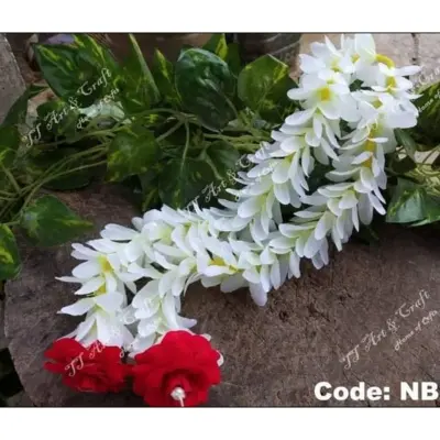 Picture of Artificial Flower gajra for girls and womens - Multicolor
