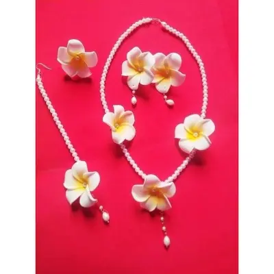 Picture of Artificial Flower Gorgeous Bridal Set 5 Piece set - Multicolor