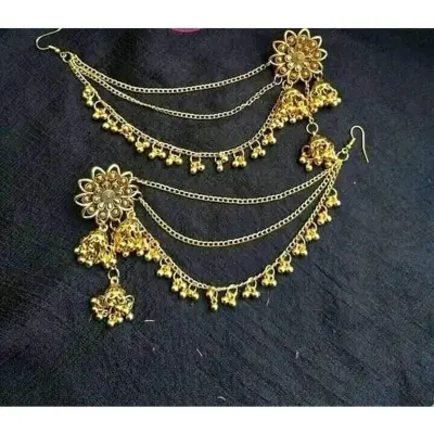 Picture of Gorgeous Party Wear Antique Silver locket Pendant Necklace / Chain Necklace / Choker Necklace for Women / Jewelry set for women Necklace - Multicolor