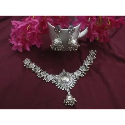Picture of Beautiful  Antic jwellery sets  for women - Silver