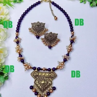 Picture of Beautiful  Antic jwellery sets  for women - Multicolor