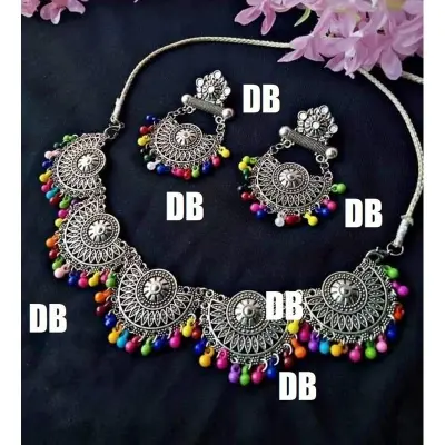 Picture of Beautiful  Antic jwellery sets  for women - Multicolor