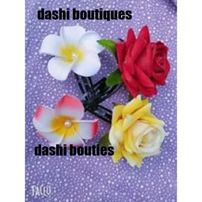 Picture of Kathgolap Hijab Pin - 4pc - White - Multicolor