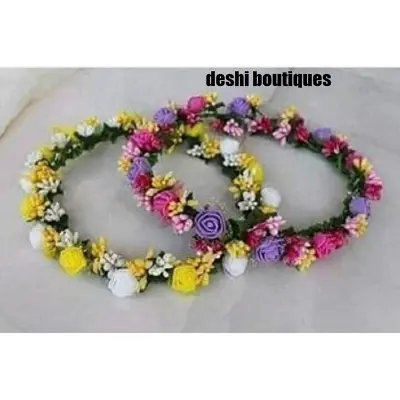 Picture of Artificial Flower Crown For Women 1 pis - Multicolor