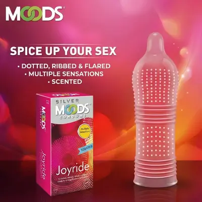 Picture of Moods Silver Joyride Condom - 12pcs