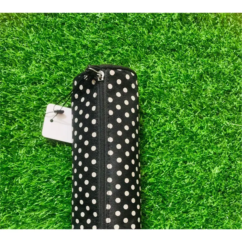 Picture of Round Pouch Bag Black & White - Black