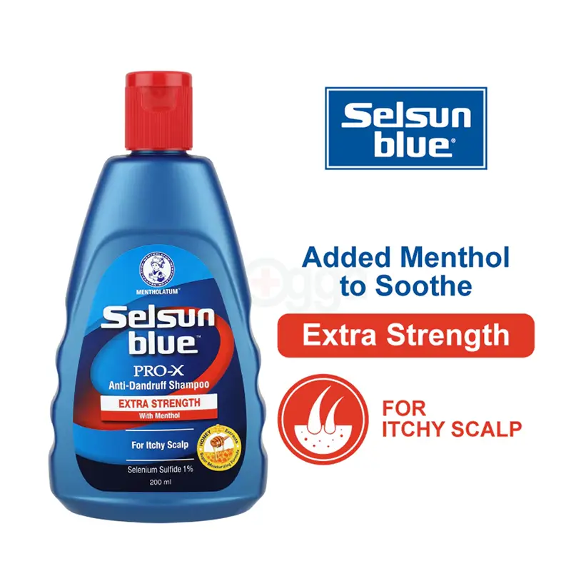 Picture of Selsun Blue PRO X Extra Strength Anti Dandruff Shampoo - 200 ML