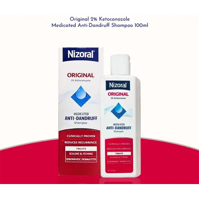 Picture of Nizoral Original 2% Ketoconazole Medicated Anti-Dandruff Shampoo - 100 ML
