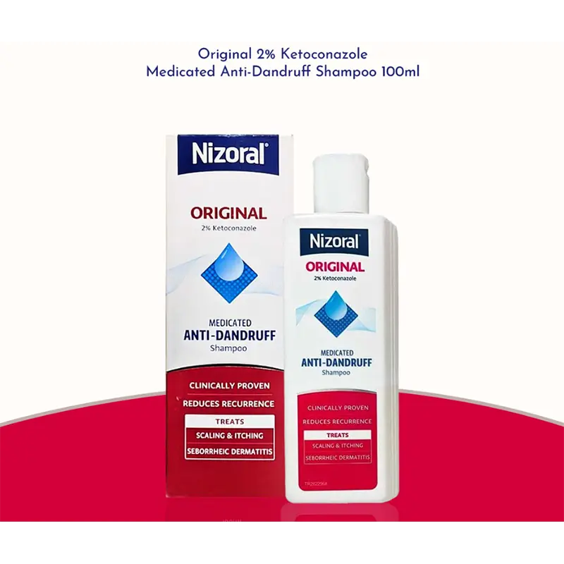 Picture of Nizoral Original 2% Ketoconazole Medicated Anti-Dandruff Shampoo - 50 ML
