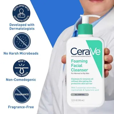 Picture of Cerave Foaming Facial Cleanser For Normal To Oily Skin - 236 ML
