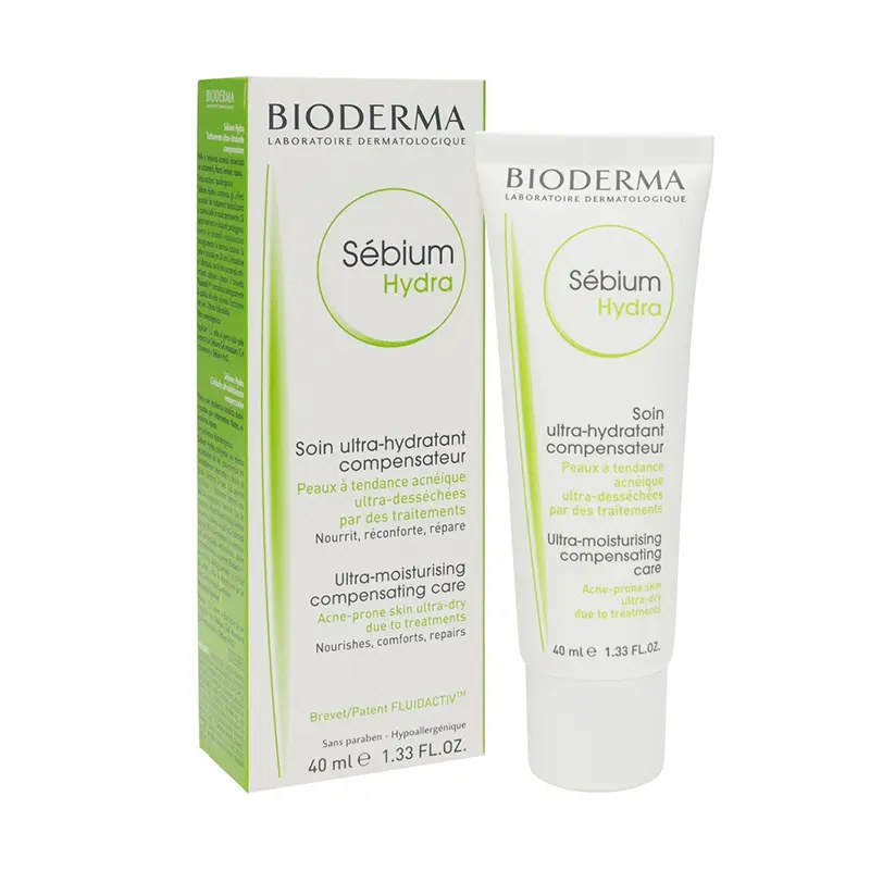 Picture of Bioderma Sebium Hydra Oil Control Moisturizer for Acne-Prone Skin 40 Ml