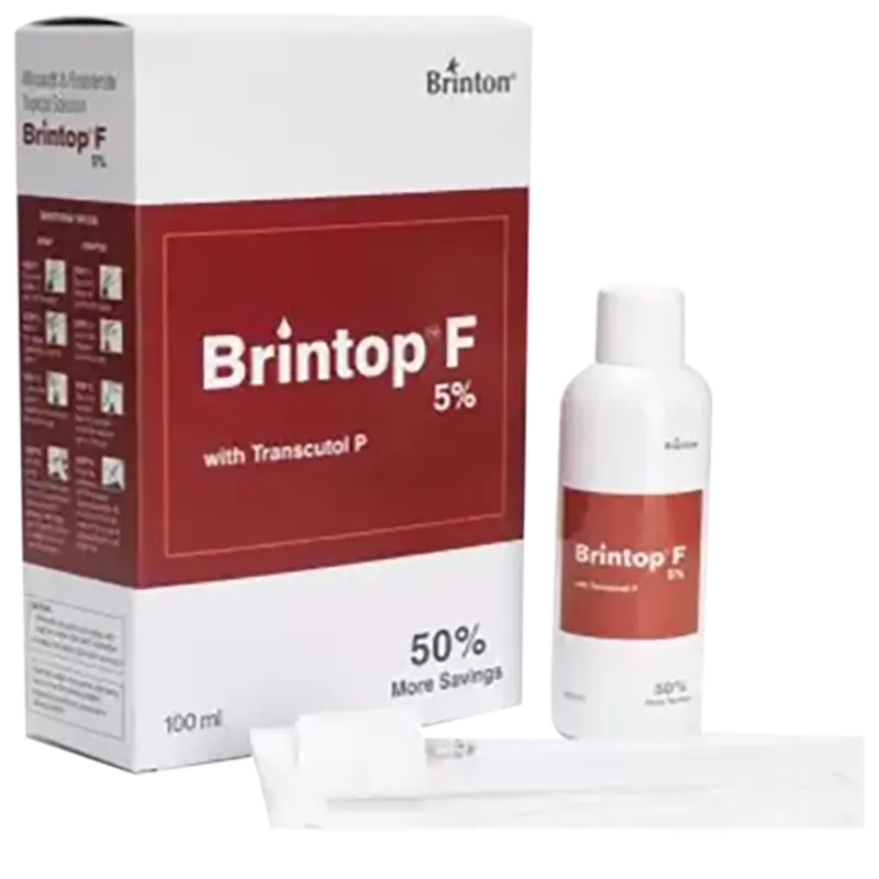 Picture of Brinton Minoxidil & Finasteride Topical Solution Brintop F 5 % - 100 ML