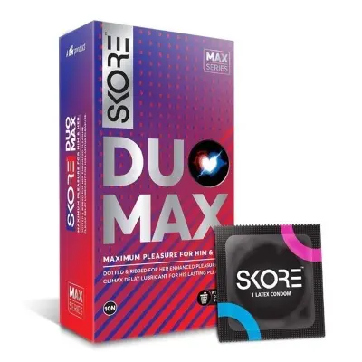 Picture of Skore Duo Max Condom - 10 Pcs
