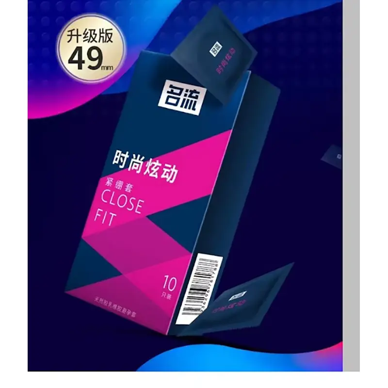 Picture of Celebrity Close Fit Small Condom 49mm Ultra Thin Plain Condom - 10 Pcs