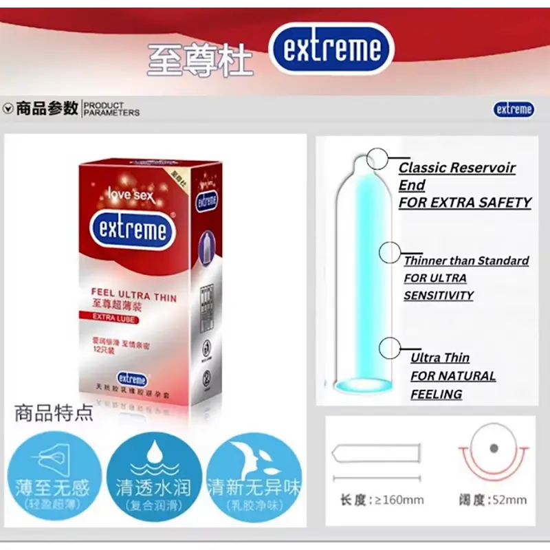 Picture of Extreme feel Ultra Thin Condom -12 Pcs
