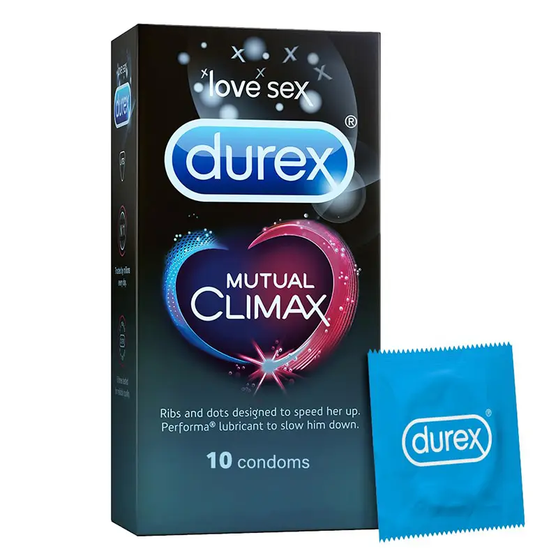 Picture of Durex Mutual Climax Condoms for Men & Women - 10 pcs