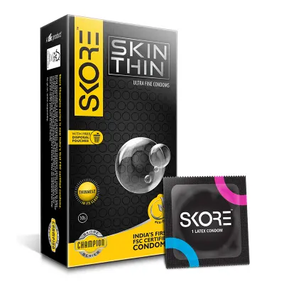Picture of Skore SkinThin Ultra Fine Condoms - 1 Pack (10 pieces)