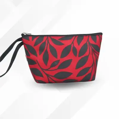 Picture of Pouch Makeup Bag Maroon - Maroon