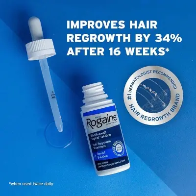 Picture of Rogaine Men Minoxidil Hair Regrowth foam 5 % - 60 ML