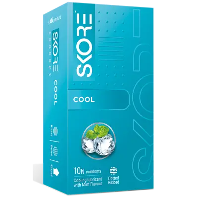 Picture of Skore Cool with Lubricant Condom - 10Pcs Pack