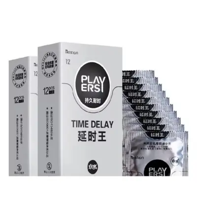 Picture of Play Easy Time Delay (Silver ) Condom -12 Pcs - Silver