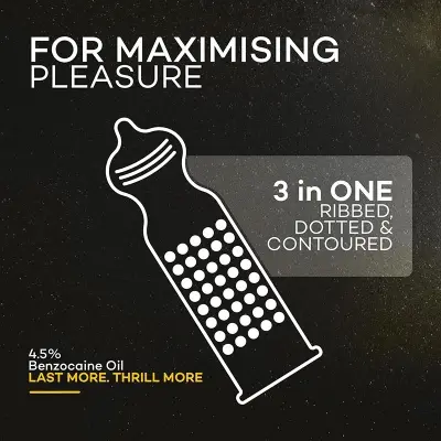 Picture of Manforce Overtime PineApple Flavoured Condom - 10 Pcs