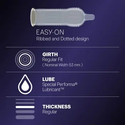 Picture of Durex Mutual Climax Condoms for Men & Women - 10 pcs