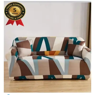 Picture of 2 Seater Spandex Elastic Stretch Printed Magic Sofa Cover