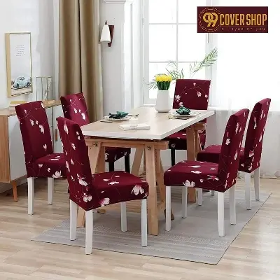 Picture of chair cover of smooth china stretch fabric