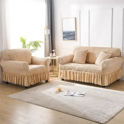 Picture of 2+2+1=5seat sofa cover made by spandex