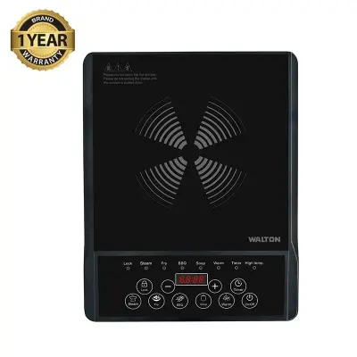 Picture of Walton Heat Master Elite Infrared Cooker - 2000 Watt  (Black) Adjustable and Touch Screen Panel, Rapid Heating and Faster Cooking time
