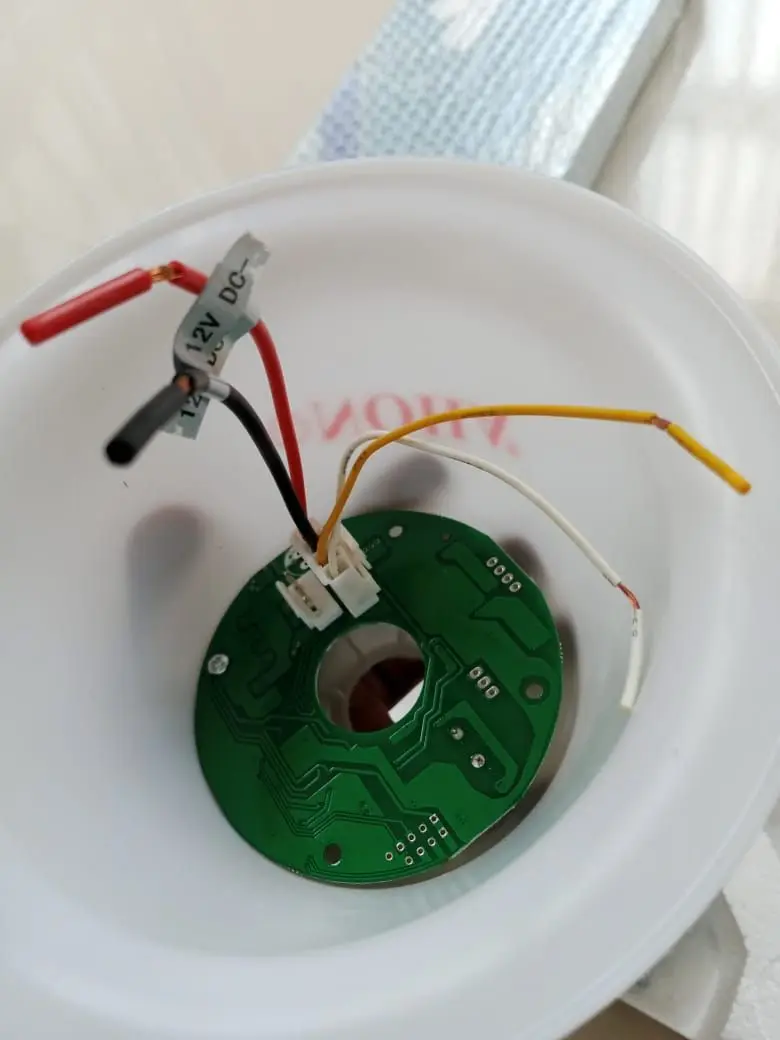 Picture of Circuit of DC ceiling fan, Circuit for Noha/Lava DC solar ceiling fan Green