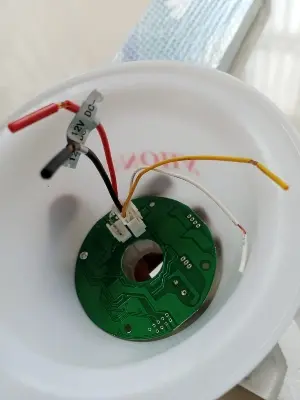 Picture of Circuit of DC ceiling fan, Circuit for Noha/Lava DC solar ceiling fan Green