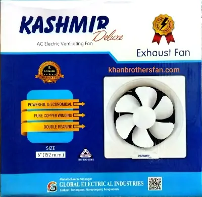 Picture of Kashmir Exhaust fan, Size: 6"/8"/10" and 12", Pure copper wire motor, Premium Quality Exhaust fan