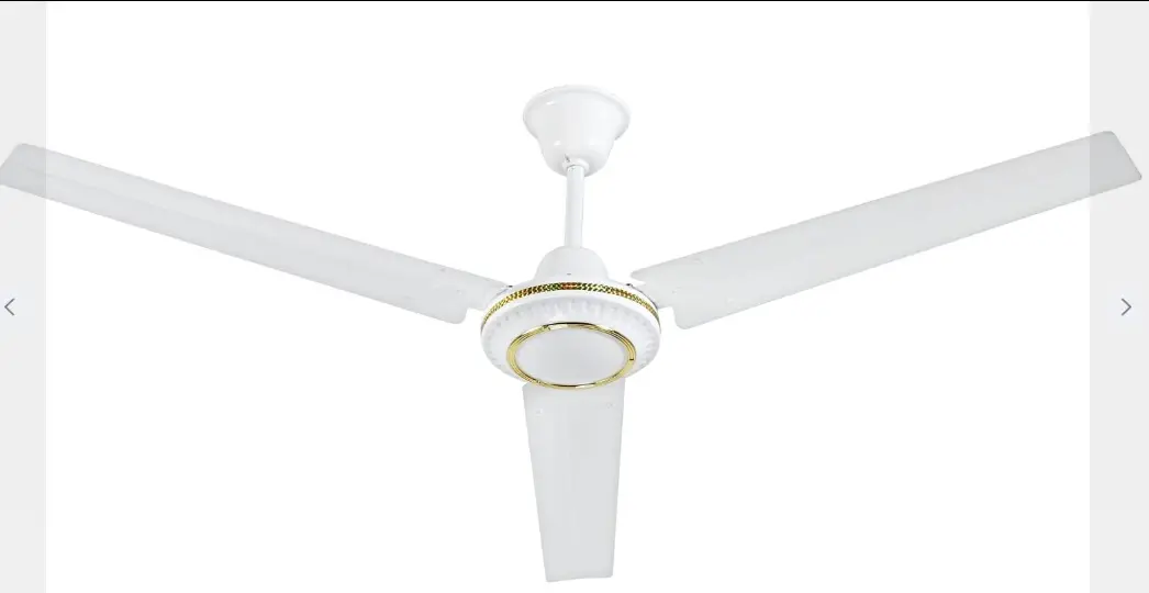 Picture of LAVA Dc 56 inch Solar ceiling fan with Regulator, Only 24w. 12v for DC White